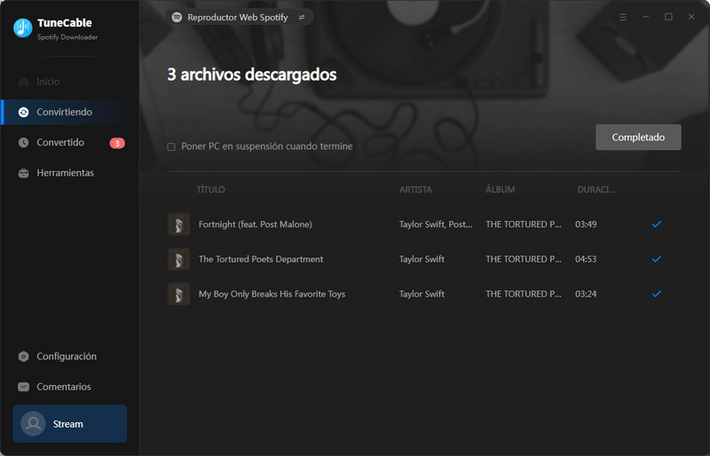 descargar canciones de taylor swift desde Spotify