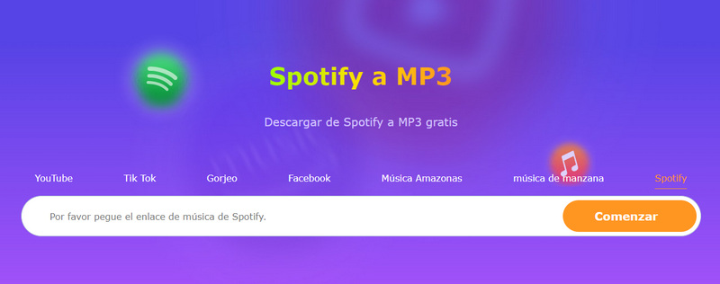 descargador de música en línea keepvid spotify