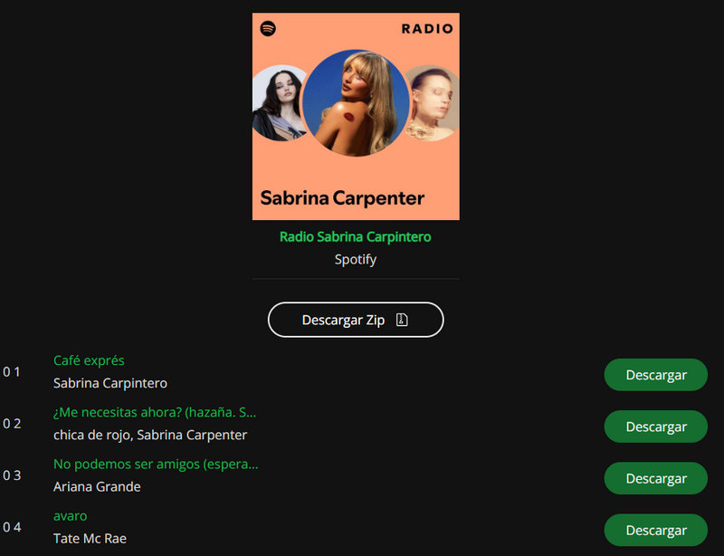 spotifydown descargar música de Spotify