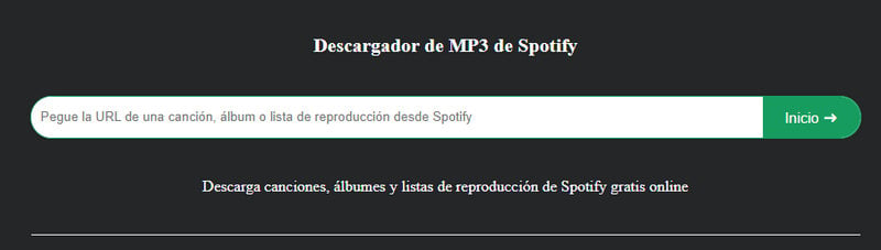 spotifydownload.org descargador de música en línea de Spotify