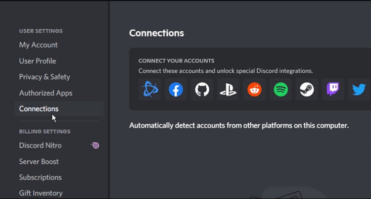 connect spotify to discord