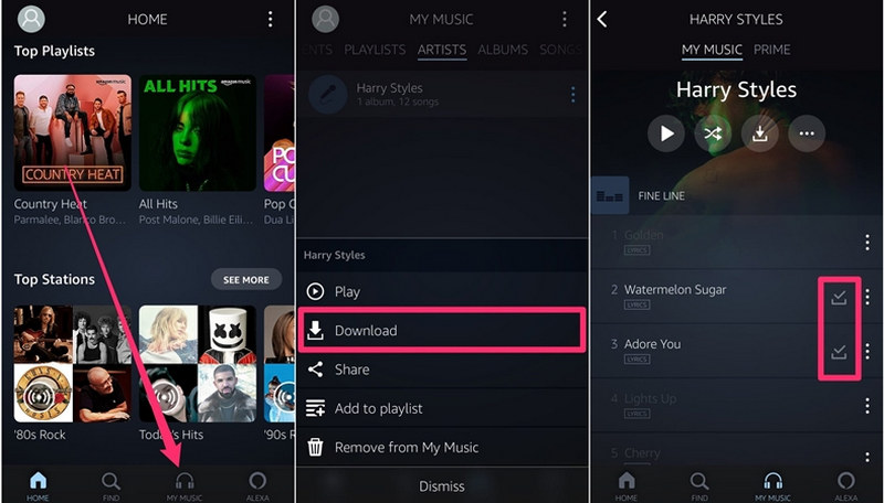 download amazon music on a phone