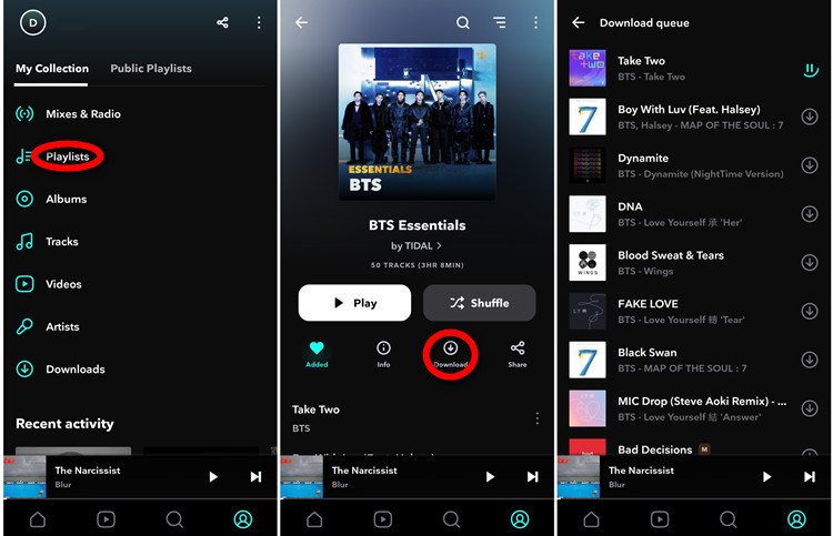 Download Tidal Music on phone