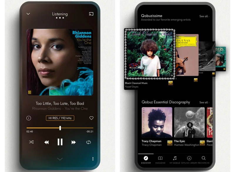 Download Qobuz HiRes Music on Mobile Phone