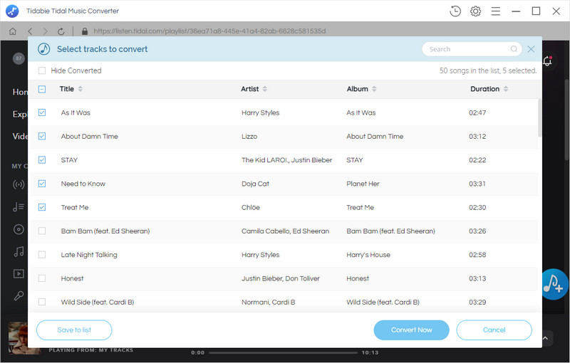 download tidal music to mp3