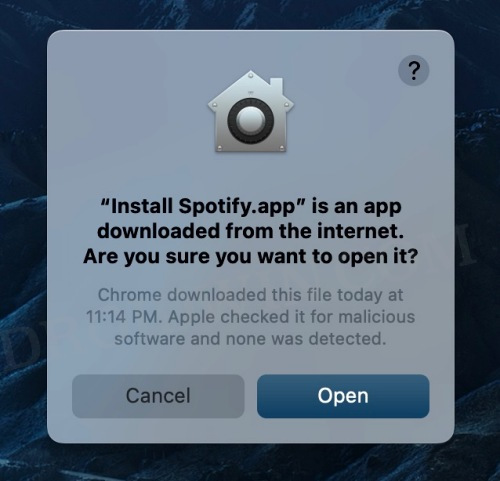 open old version of spotify app on mac