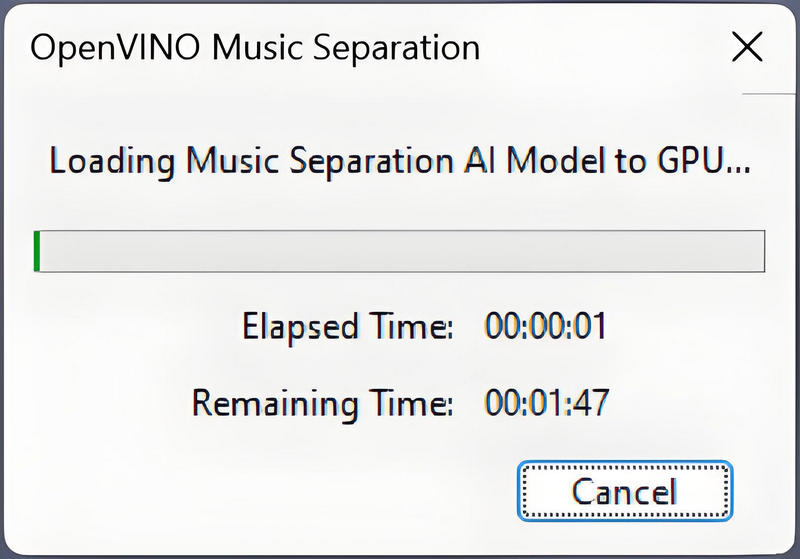 ai vocal separation mode