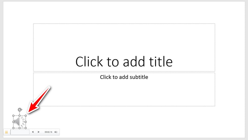 play youtube track on ppt