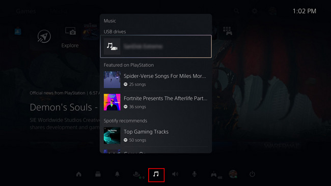 transfer music to ps5