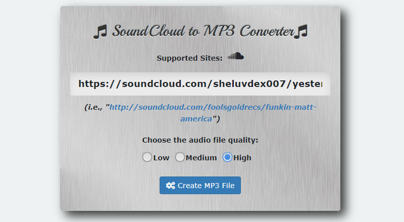 soundcloud music to mp3 online converter