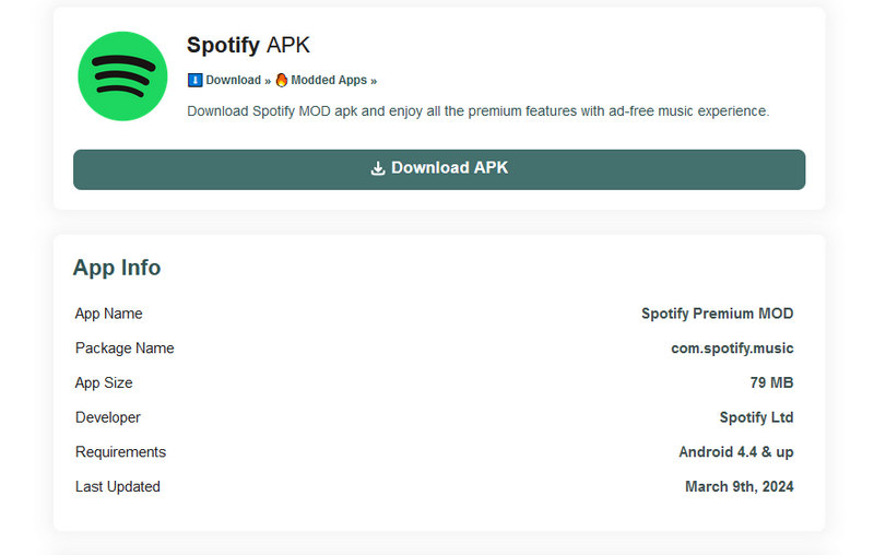 get spotify premium for free with android mod apk