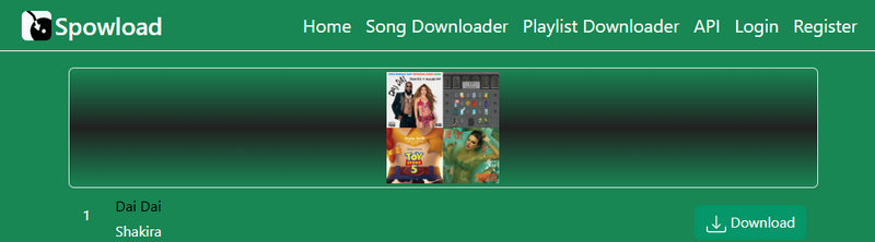 spowload spotify music online downloader