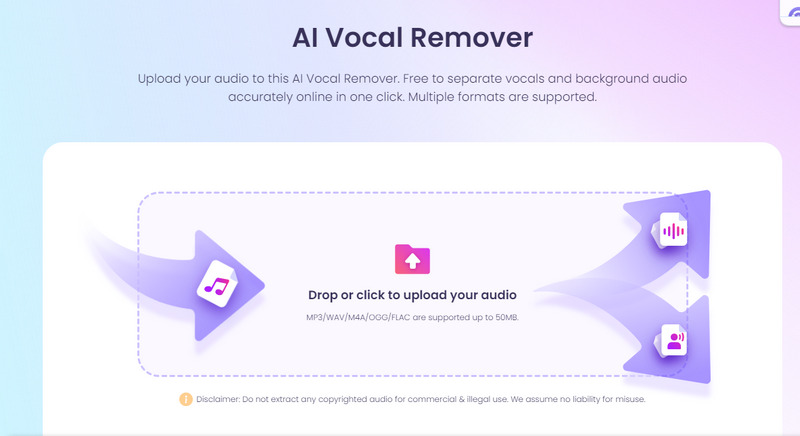Vidnoz free online vocal remover