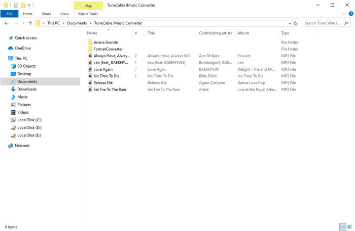 view downloaded apple music files on computer