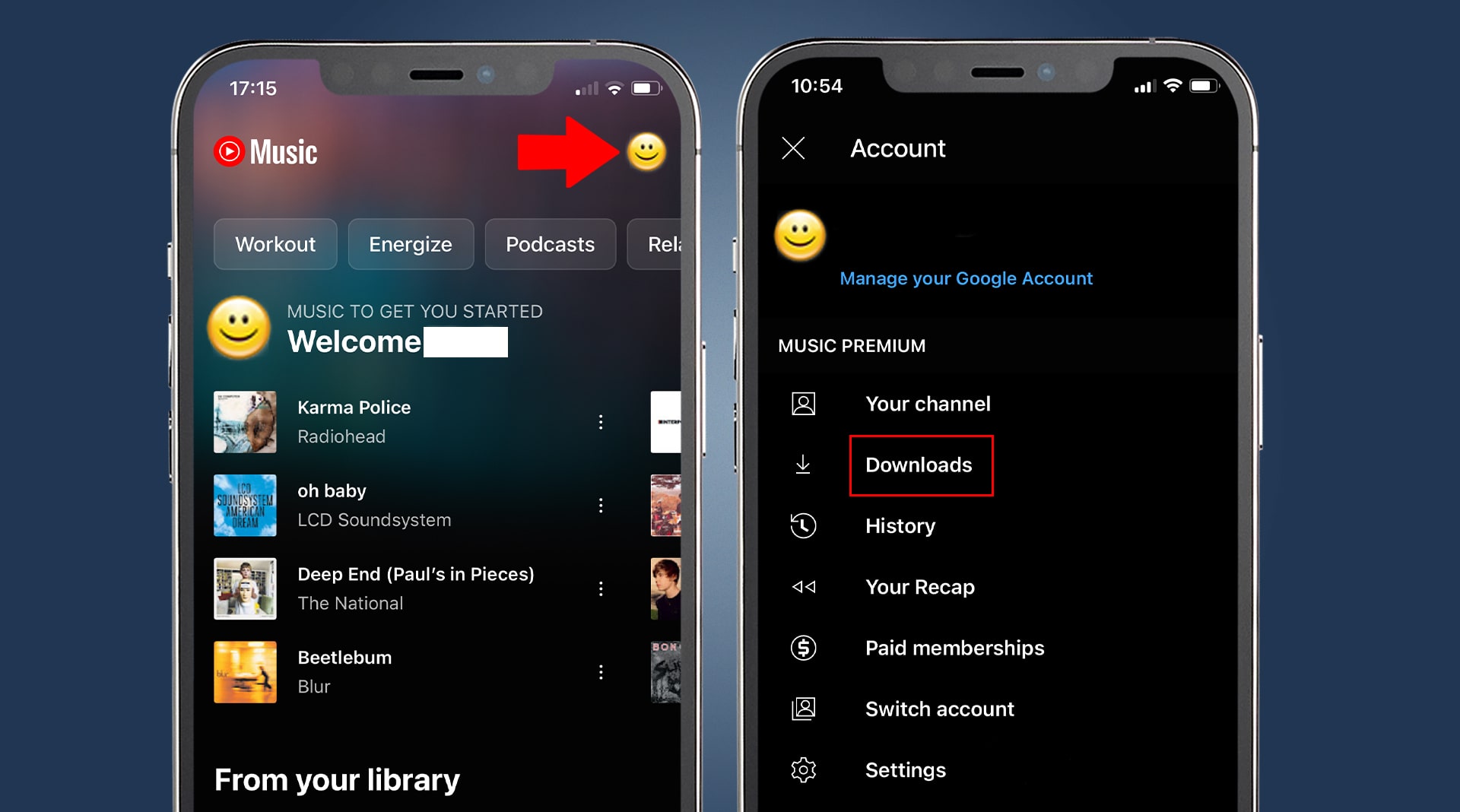 youtube music app downloads