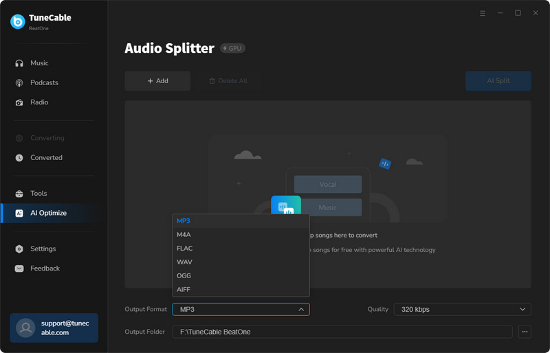 tunecable ai optimize