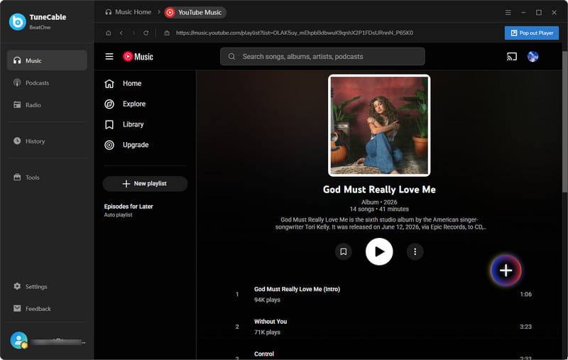 youtube music playlist