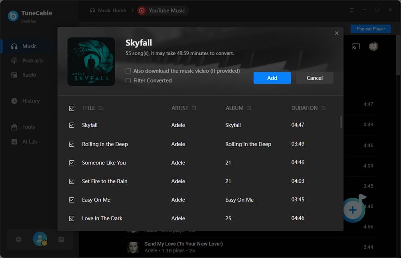 download youtube music to mp3