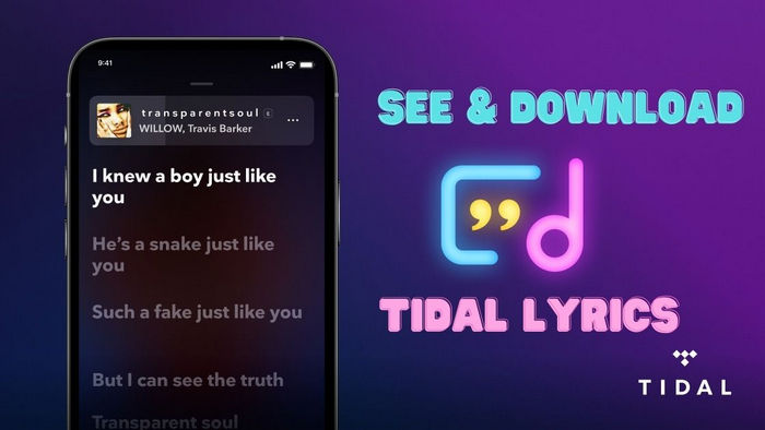 How to See & Download Lyrics on Tidal