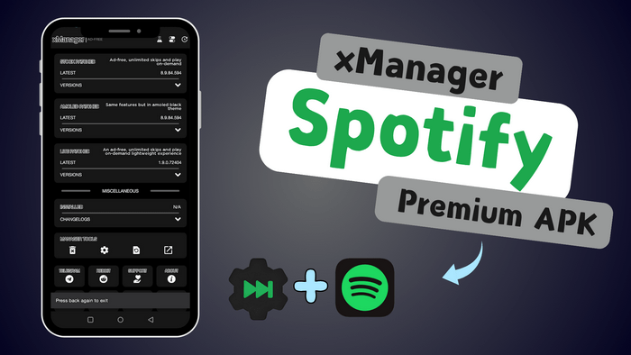 xManager Spotify Premium APK