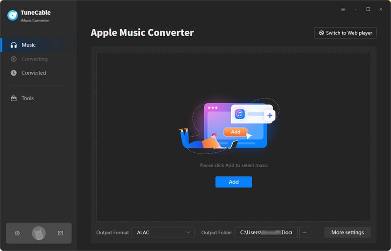 select apple music to convert