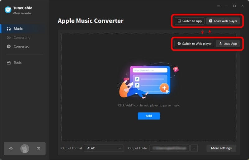 launch tunecable apple music converter