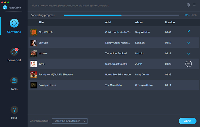converting tidal music to mp3