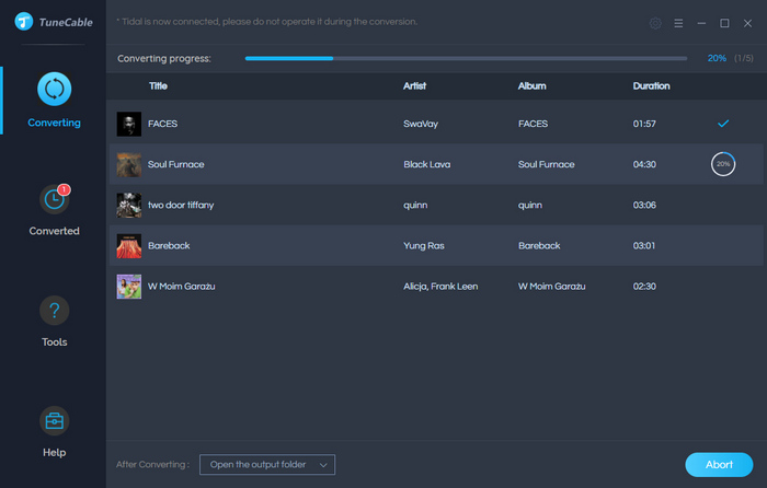 converting tidal music to mp3