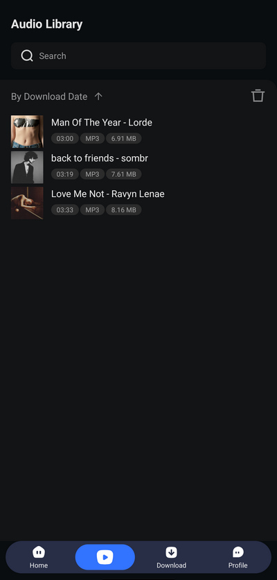 converted songs