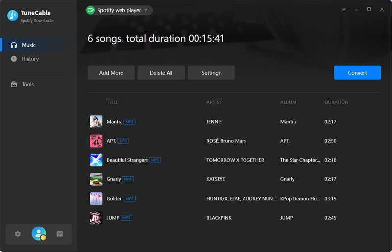 converting kpop songs
