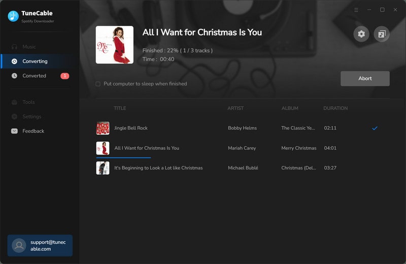 start to download christmas songs