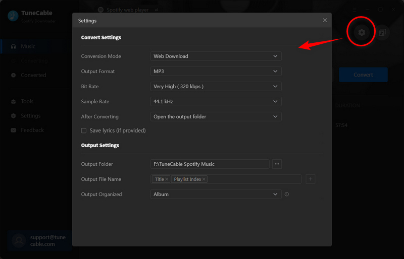 customize Spotify podcasts download settings