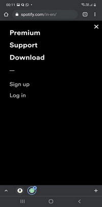 log in spotify in android