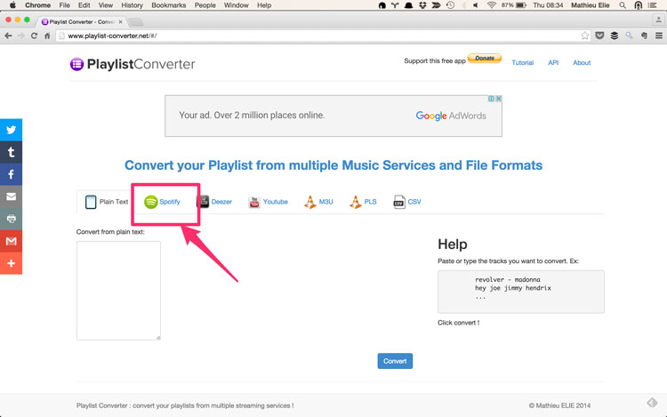 Spotify to MP3 Converter Free Online